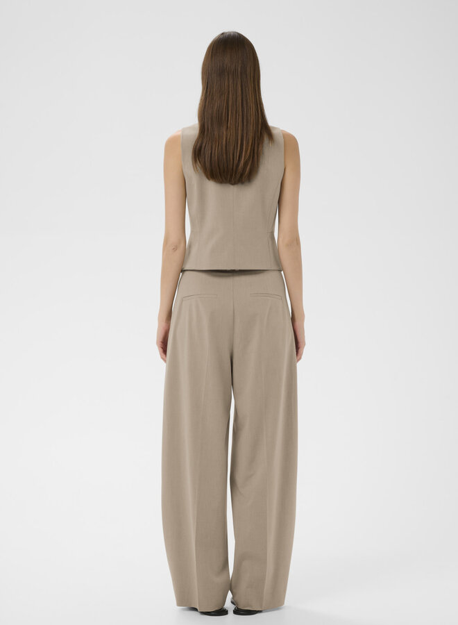 Pantalon InWear Cierra à jambes larges beige