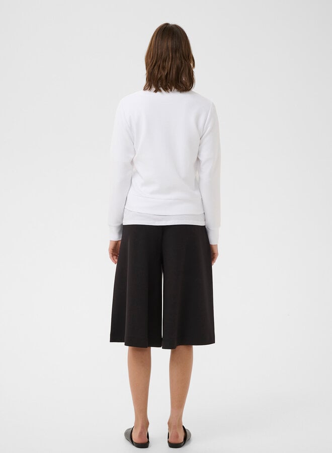 Jacket InWear Beca en jersey à zip blanc