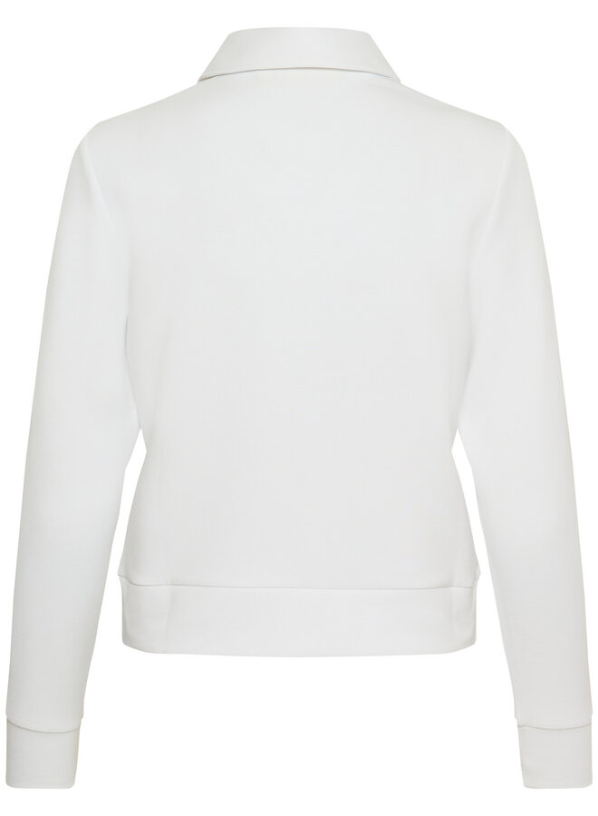 Jacket InWear Beca en jersey à zip blanc