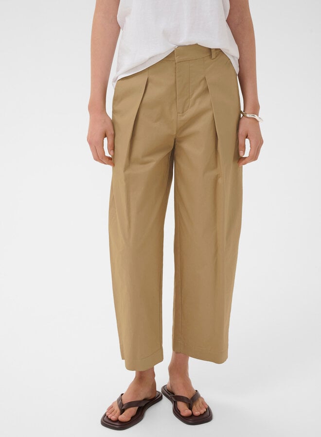 Pantalon InWear Elvia à plis beige latte
