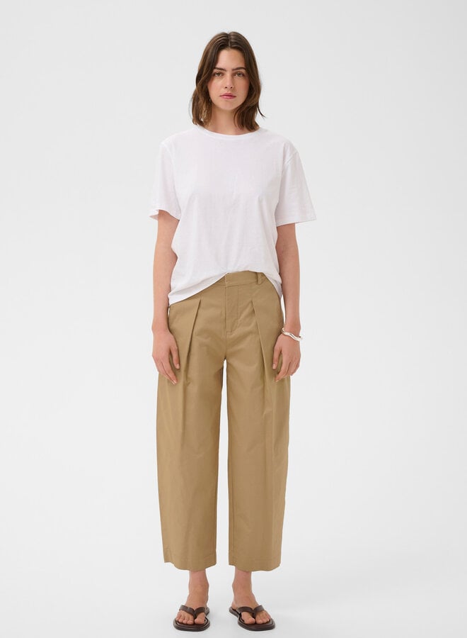 Pantalon InWear Elvia à plis beige latte