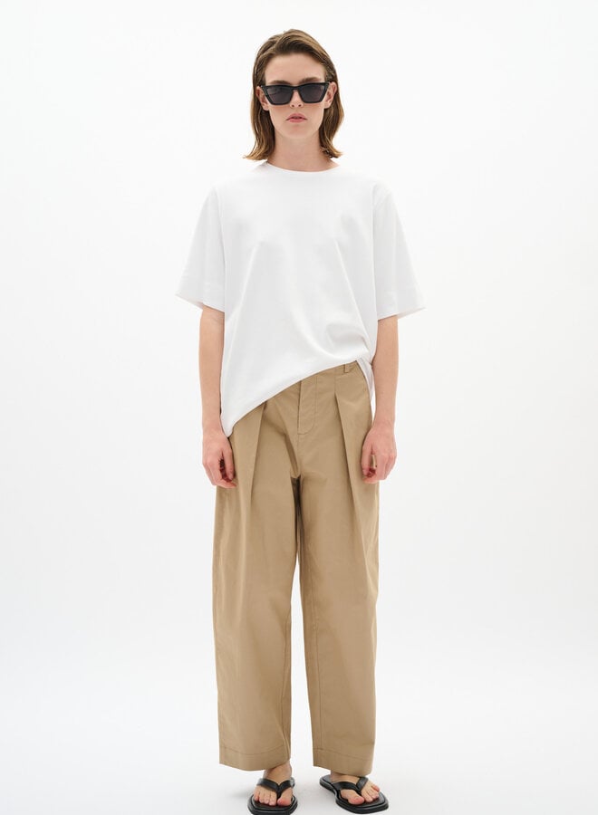 Pantalon InWear Elvia à plis beige latte