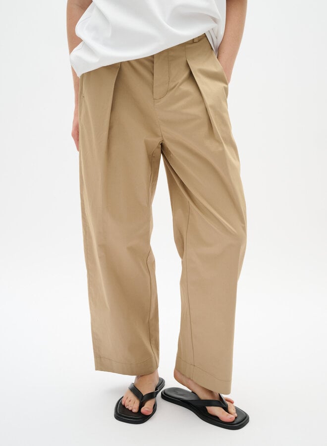 Pantalon InWear Elvia à plis beige latte