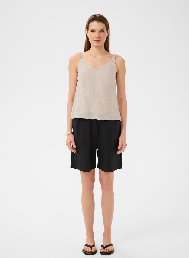 Camisole InWear Elinor en lin beige naturel