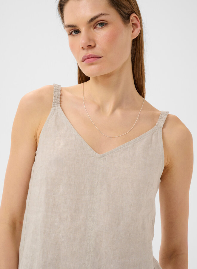 Camisole InWear Elinor en lin beige naturel
