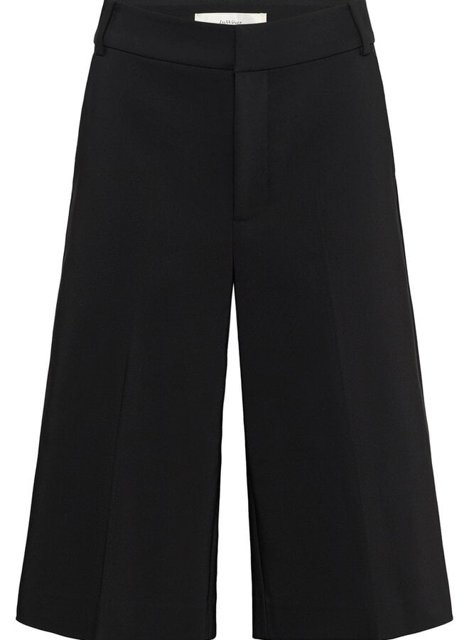 Bermuda InWear Zella à jambes larges noir