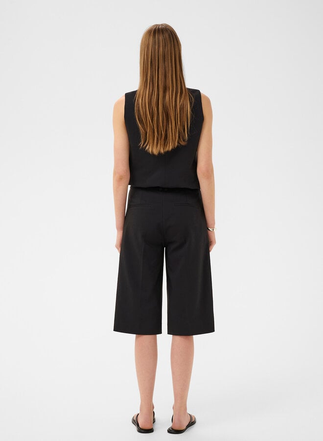 Bermuda InWear Zella à jambes larges noir