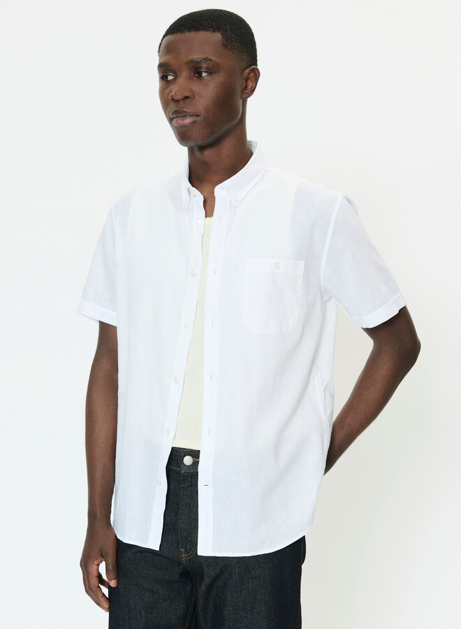 Chemise Matinique Trostol en lin blanche