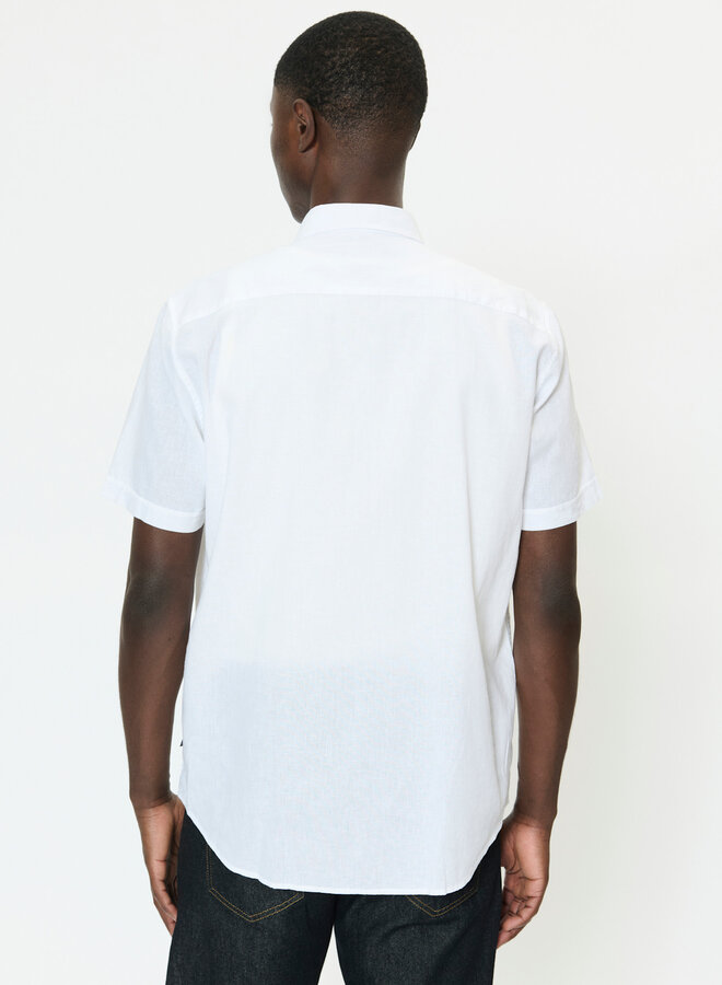 Chemise Matinique Trostol en lin blanche