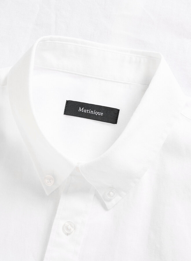 Chemise Matinique Trostol en lin blanche