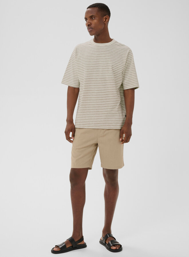 T-shirt Matinique Kai Heritage écru rayé beige