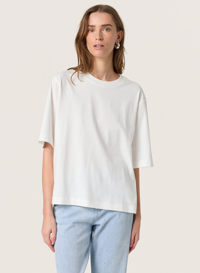 T-shirt Soaked Jina surdimensionnés écru