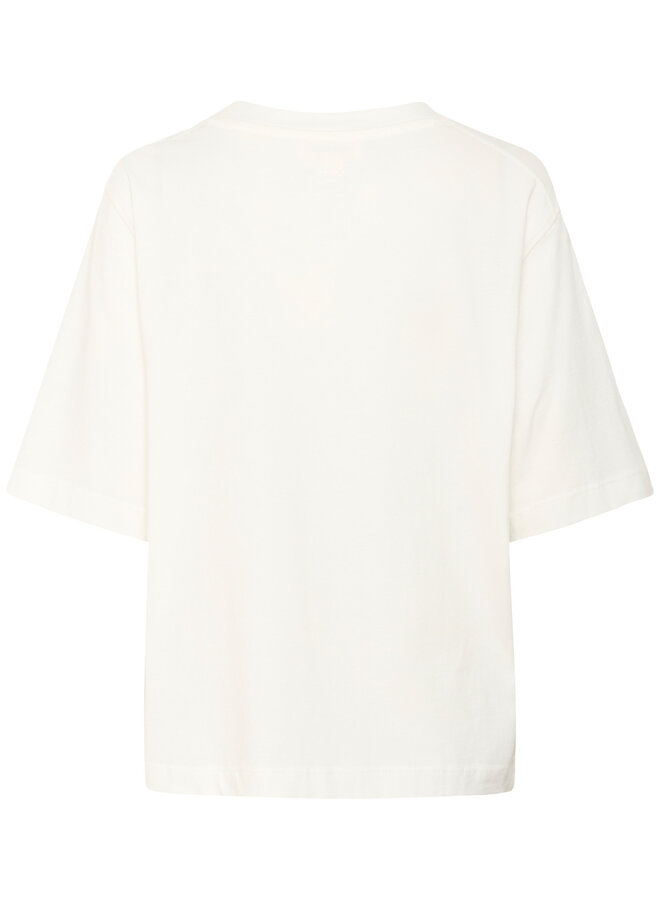 T-shirt Soaked Jina surdimensionnés écru