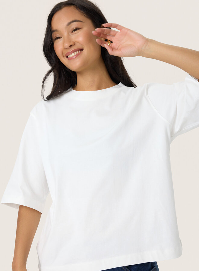 T-shirt Soaked Jina surdimensionnés écru