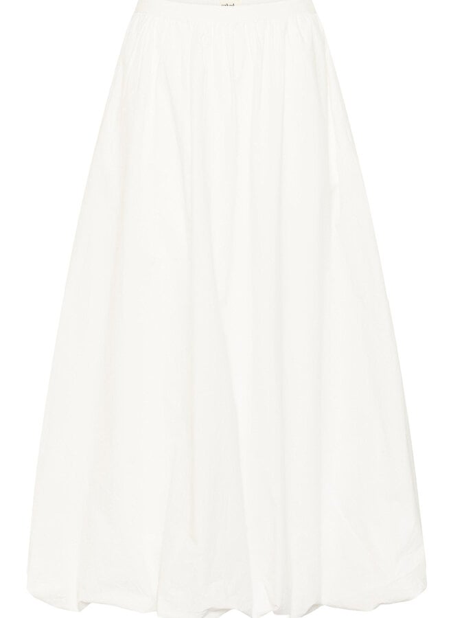 Jupe longue Soaked à taille élastique ballon blanche