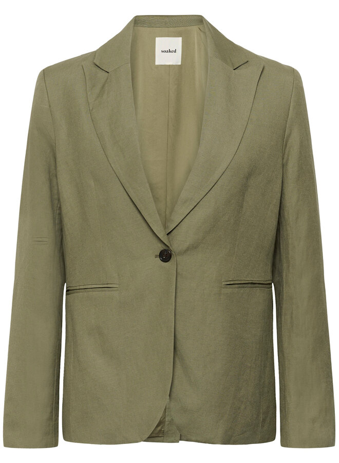 Veston Soaked Ragna vert olive