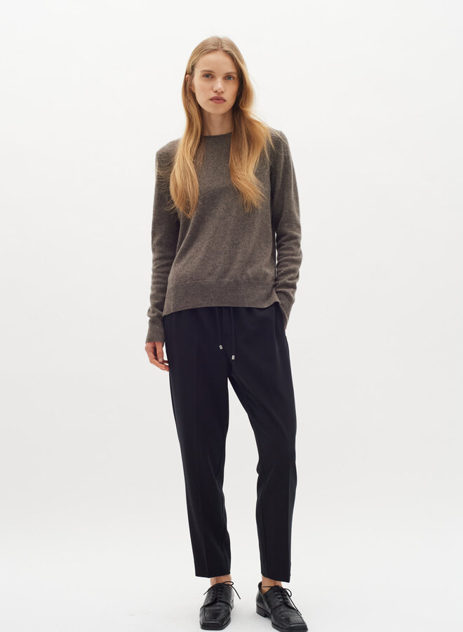 Pantalon InWear Adian à taille élastique noir