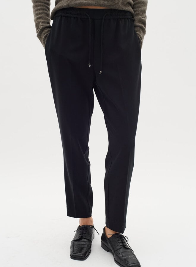 Pantalon InWear Adian à taille élastique noir