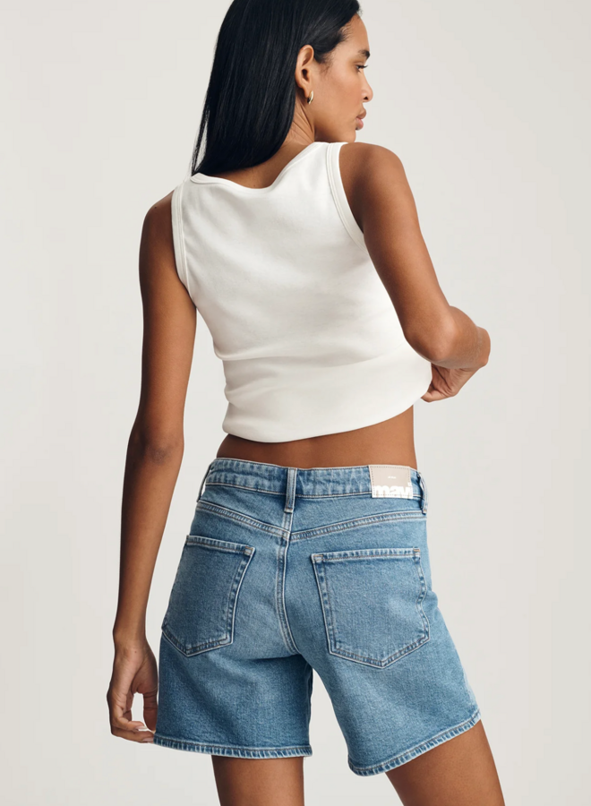 Short Mavi Jeans Heidi Long - Light Brushed Classic Blue