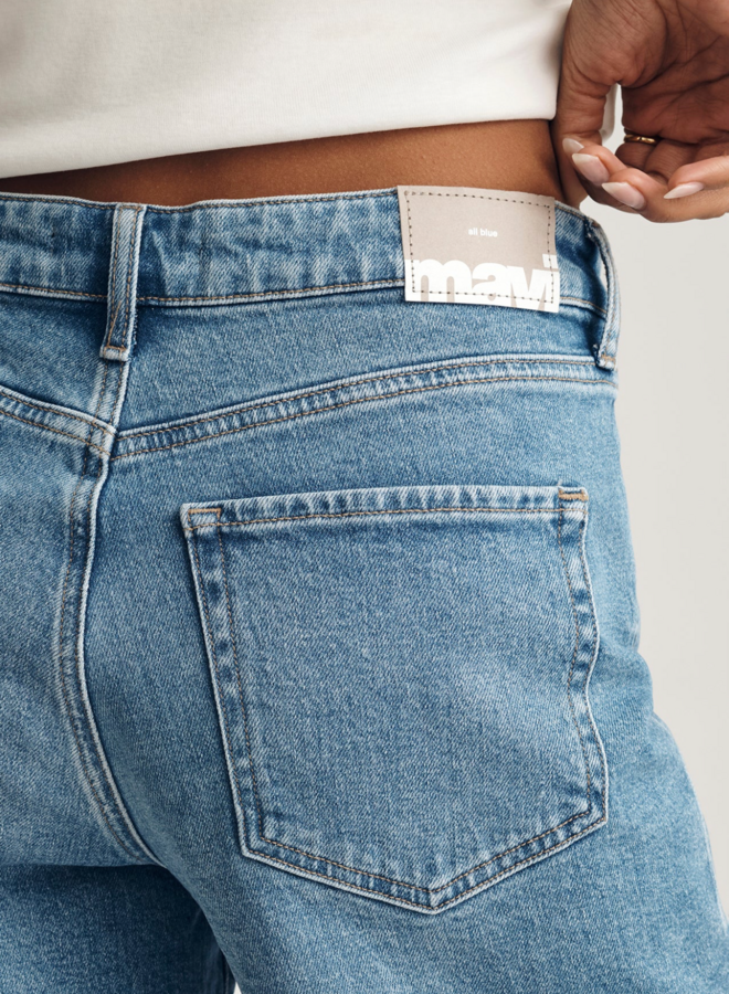 Short Mavi Jeans Heidi Long - Light Brushed Classic Blue