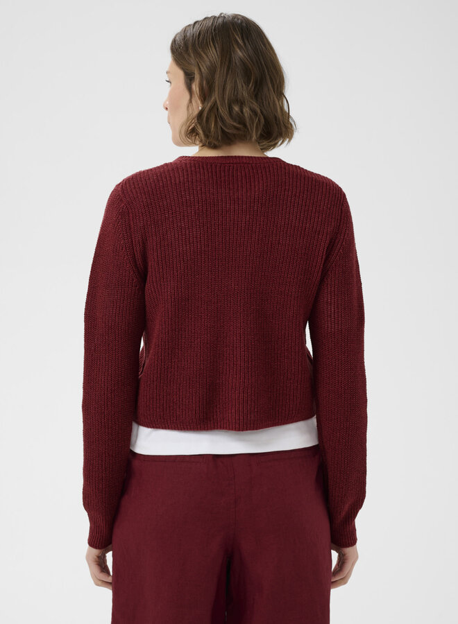 Cardigan Part Two Gigia rouge cerise