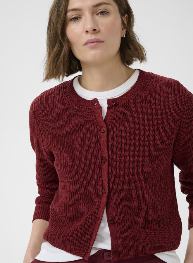 Cardigan Part Two Gigia rouge cerise