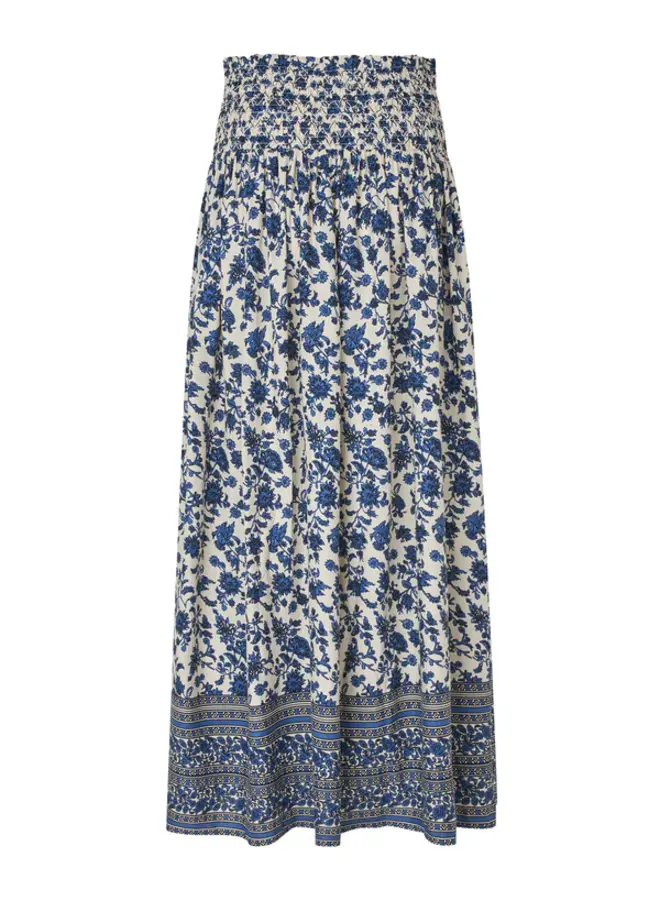 Jupe longue Lollys Laundry Myrall paisley rose & bleue multi