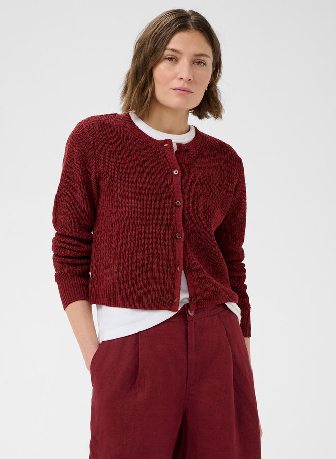 Cardigan Part Two Gigia rouge cerise