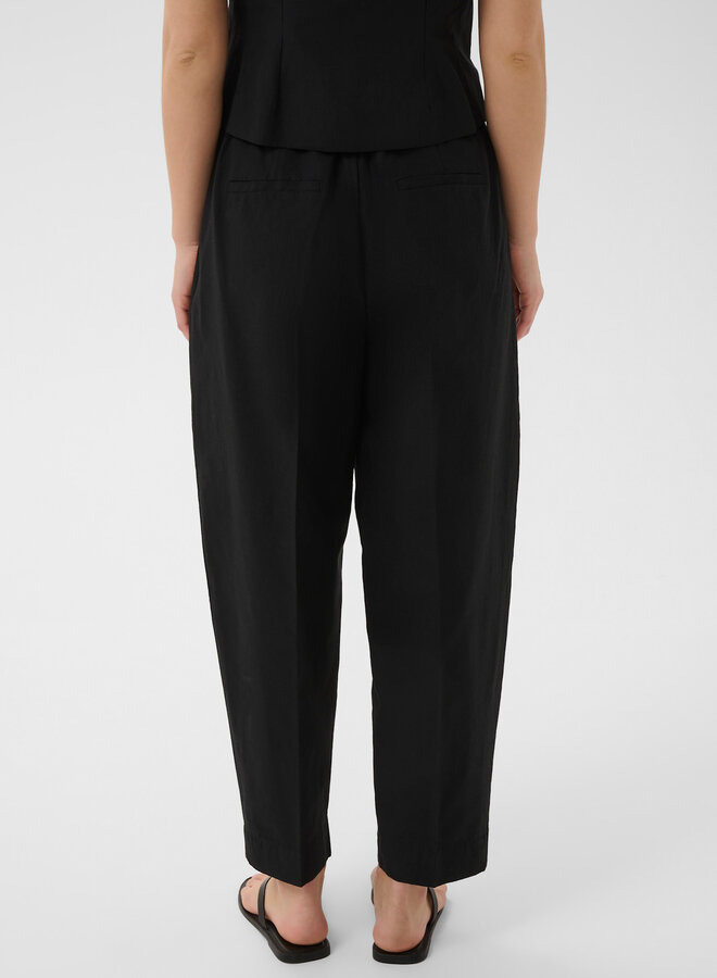 Pantalon Part Two Beatriz à plis noir