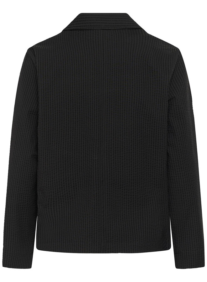 Veston Part Two Briddi en seersucker noir