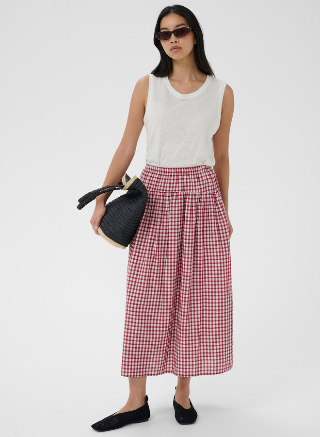 Camisole Part Two Buena en mélange de lin écrue