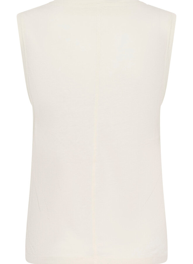 Camisole Part Two Buena en mélange de lin écrue