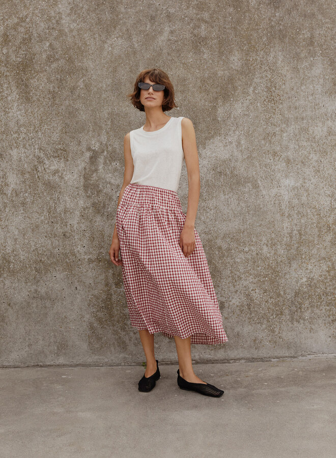 Camisole Part Two Buena en mélange de lin écrue