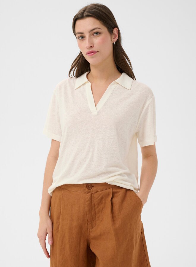 Polo Part Two Berlina en mélange de lin blanc