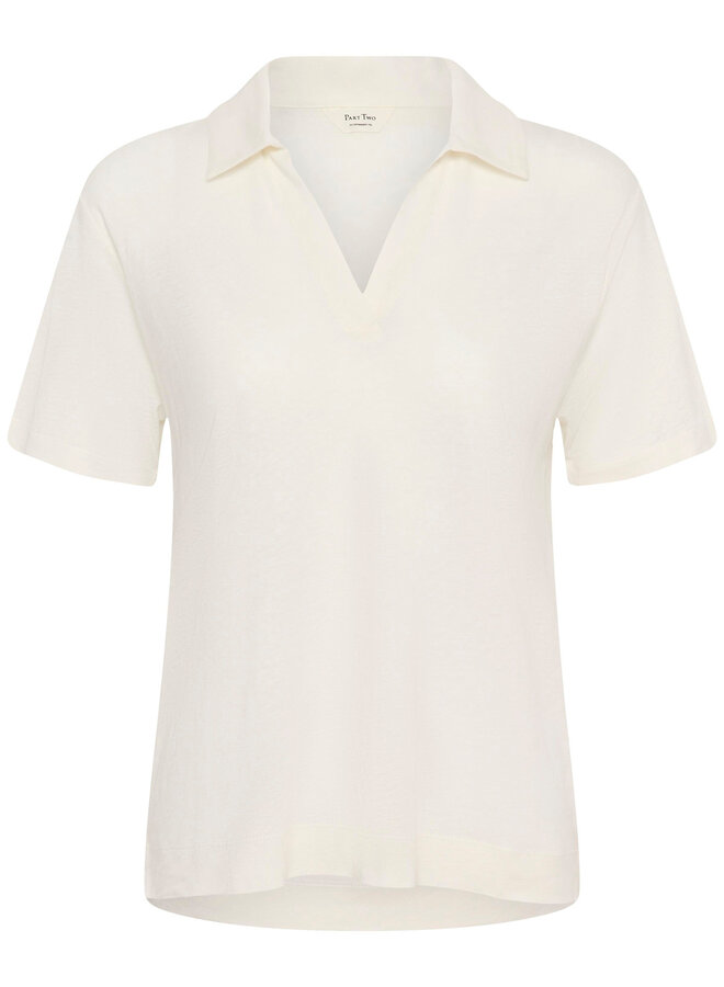 Polo Part Two Berlina en mélange de lin blanc