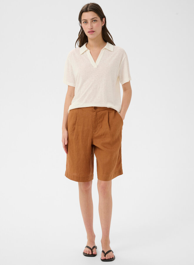 Polo Part Two Berlina en mélange de lin blanc