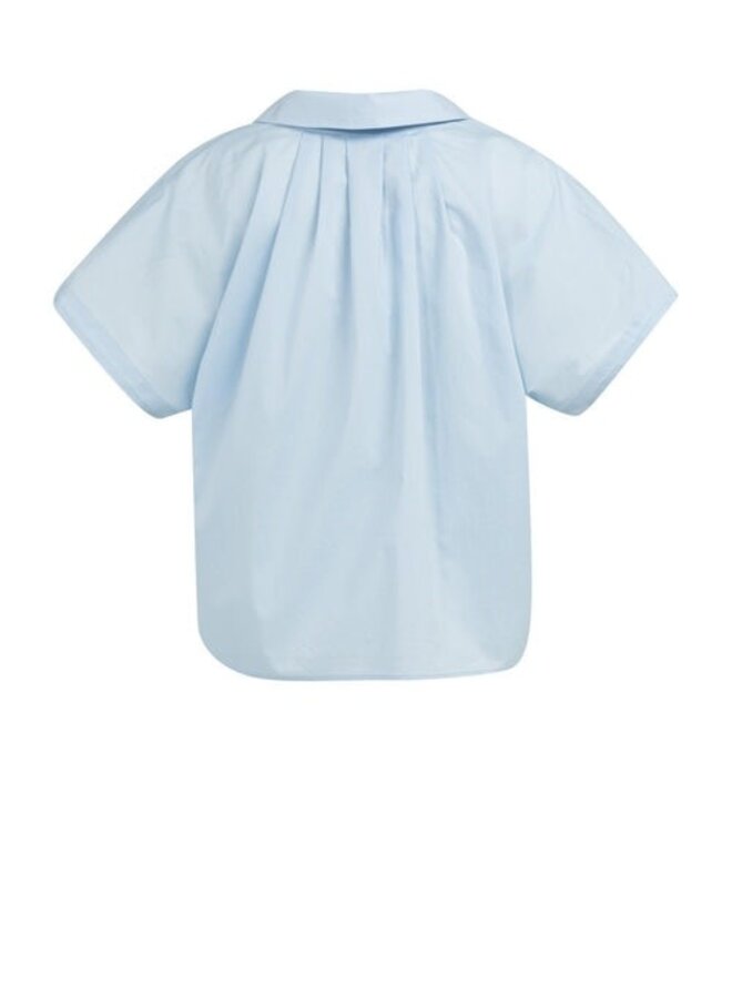 Blouse Yaya à col classique bleue pâle