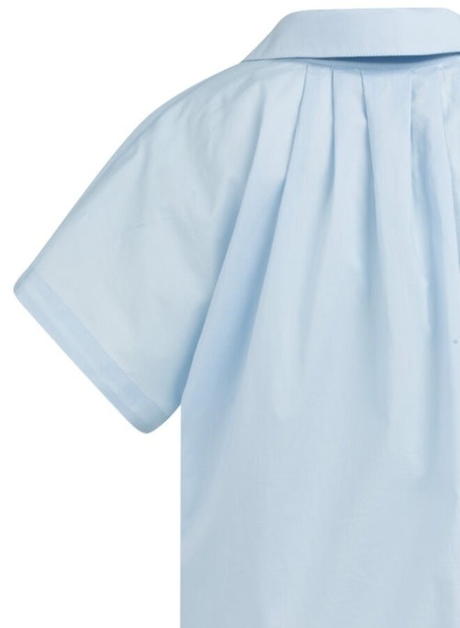 Blouse Yaya à col classique bleue pâle