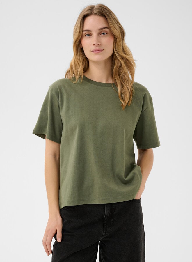 T-shirt Part Two Anne vert coléoptère