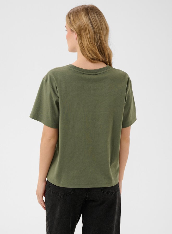 T-shirt Part Two Anne vert coléoptère