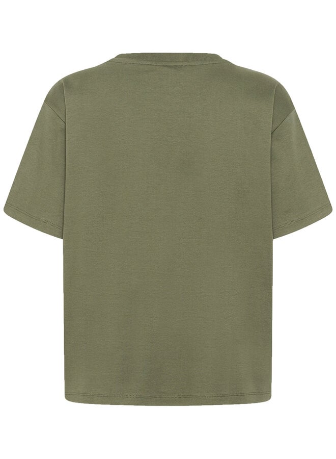 T-shirt Part Two Anne vert coléoptère