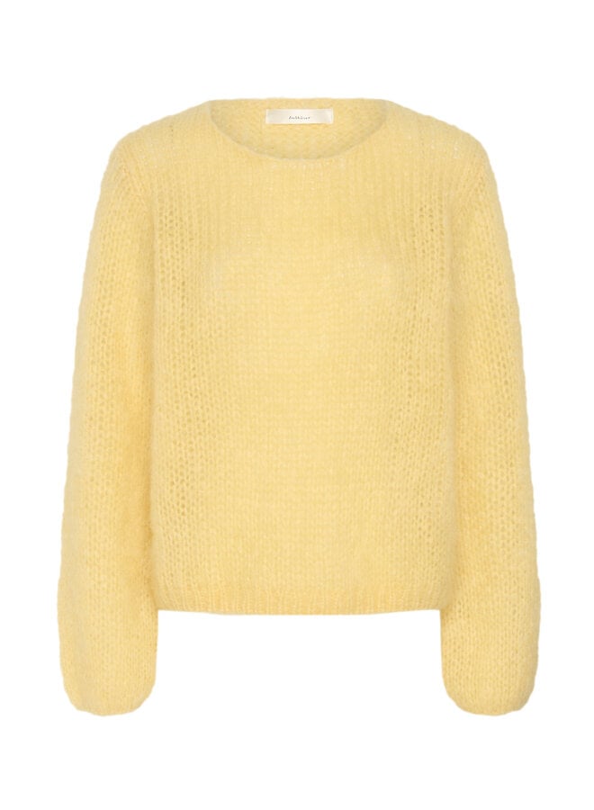 Tricot InWear Jetra en mohair jaune