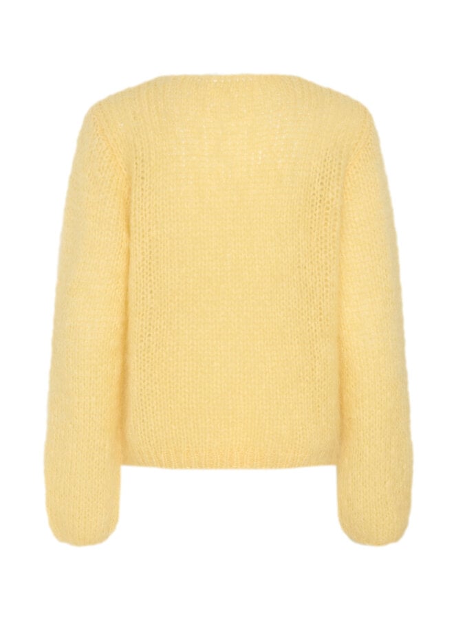 Tricot InWear Jetra en mohair jaune