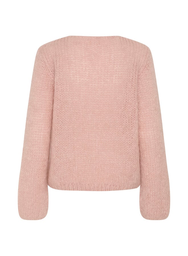 Tricot InWear Jetra en mohair rose pâle