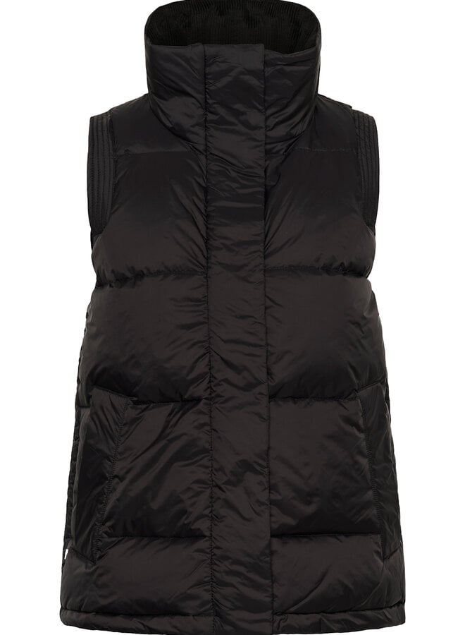 Veste InWear Halifax sans manches matelassée noire