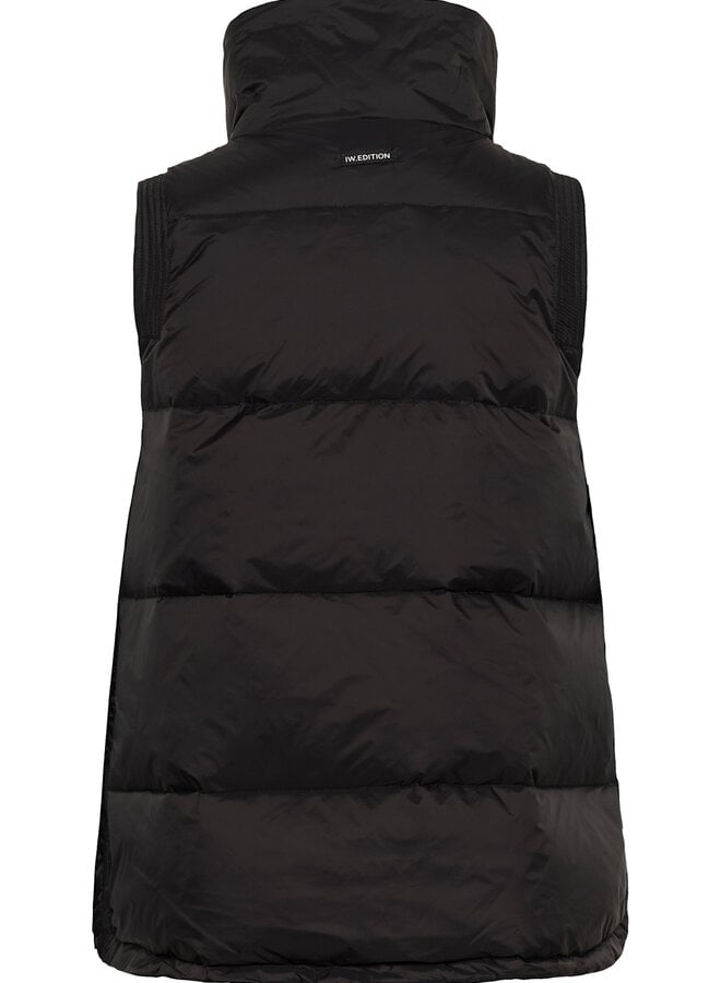 Veste InWear Halifax sans manches matelassée noire