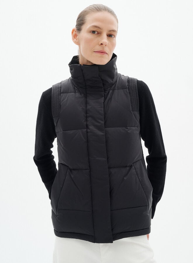 Veste InWear Halifax sans manches matelassée noire