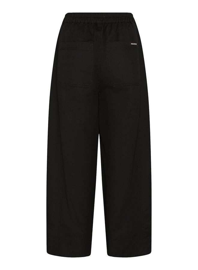 Pantalon InWear Haiko à taille élastique ample noir