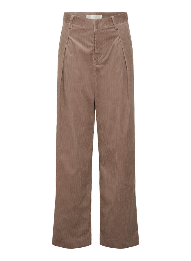 Pantalon InWear Halima en corduroy gris cendre
