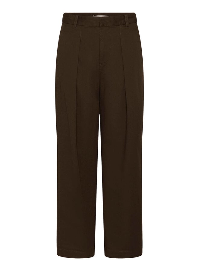 Pantalon InWear Haiko Tinikka en coton brun chocolat